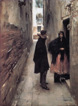 John Singer Sargent Painting - Calle Sargent en Venecia John Singer Sargent